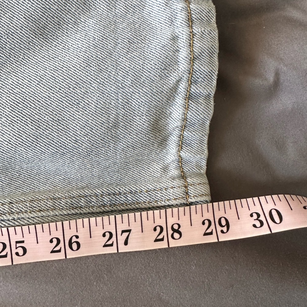 Princess Polly Lightwash Cotton Denim Straight Leg Jeans Size 2 EUC - Picture 8 of 8